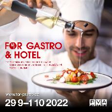 Veletrh FOR GASTRO & HOTEL 2022: Poznejte novinky pohostinství