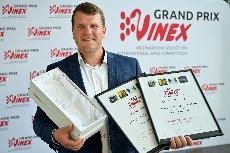 Hlavní ceny jubilejního ročníku GRAND PRIX VINEX předány v Mendelově skleníku v Brně